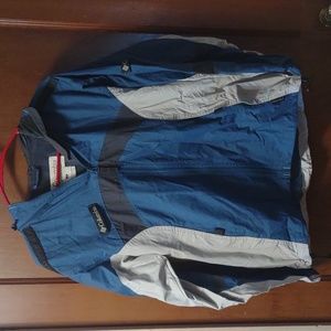 Columbia lightweight packable vented jacket hooded vintage Y2K fishing hiking